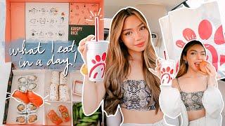 eating WHATEVER I want for 24 hours STRAIGHT! What I Eat In A Day When I'm Alone!