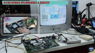 #Amiga 1200 upgrade FPU Motorola 68882 ed espansione di memoria ACA1211 (11MB)
