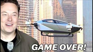 Elon Musk Reveals World’s First Flying Car Leaves Audience SPEECHLESS!!