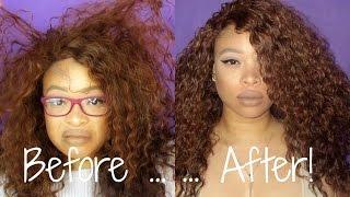 HOW TO: REVIVE \ REFRESH A CURLY SYNTHETIC WIG! | THE HEATHERS.