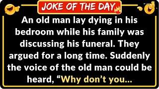 The perfect funeral for the dying old man from his family - (JOKE OF THE DAY) Funny Short Jokes 2023