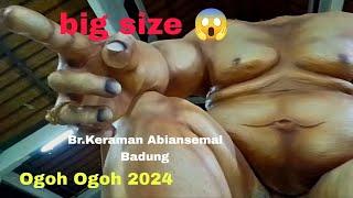 proses pembuatan Ogoh Ogoh 2024 big size / Br.Keraman Abiansemal Badung