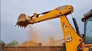 JCB 3dx  loading video TATA Dump Truck  #shorts #automobile #trending #shortvideo #excavator #jcb