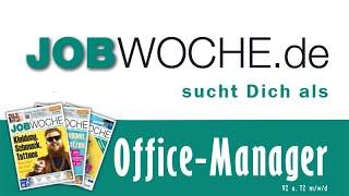 Werde Office Manager bei JOBWOCHE