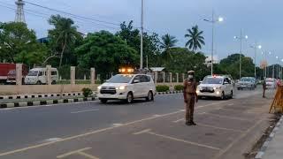 Tamil Nadu Chief Minister M.k Stalin Convoy #dmk #mkstalin at Chennai