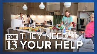 Lehi's Primary Children's Hospital is looking for volunteers to cook, serve meals for families