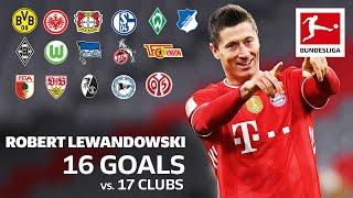 Lewandowski vs. All Bundesliga Clubs – 16 Goals vs. 17 Clubs • 2020/21