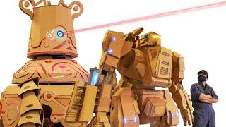 Making Giant Robot with Cardboard 3 amazing giant robots made with cardboard