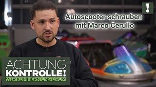 Leuchtende Kirmes-Karren  Marco Cerullo schraubt am Autoscooter | Achtung Kontrolle