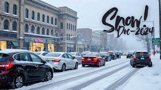 Canada: Toronto Snow in Dec-2024 ️ | A Winter Wonderland| Urdu | Hindi