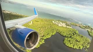 United Airlines 767-300 Takeoff from San Juan Puerto Rico