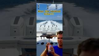 When The Weekend Hits Meme - #fishing #boat #memes
