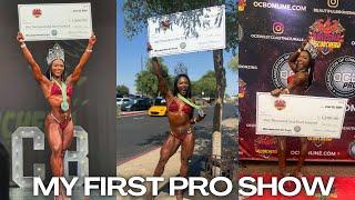 I WON MY FIRST PRO SHOW! | Wellness Natural Pro Bodybuilder !SHOW VLOG | Lots of FOOD