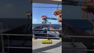 Offshore Crew Transfer In Rough Seas! #shorts