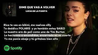 TELL ME YOU'RE GOING TO COME BACK - LUCIA DE LA PUERTA (Lyrics) #luciadelapuerta #tellmeyou'regoi...