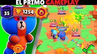 RANK 35 El Brown (el primo) in SOLO SHOWDOWN (Full gameplay) | Brawl Stars (Level 11)