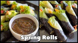 Subukan ang Ganitong Version! Fresh Spring Rolls with Peanut Sauce