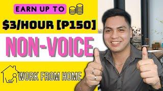 Non-voice Online Job | Earn Php150 Per Hour [$3 Per Hour] | Work From Home