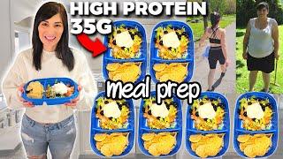 My Easy HIGH PROTEIN Meal Prep | Exactly How I Lost 130 Pounds of Fat