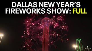 Dallas Reunion Tower New Year's Eve Fireworks 2025: FULL SHOW