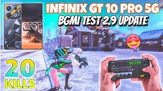 Frozen Kingdom Update 2.9 - Infinix GT 10 Pro ( 90fps ) BGMI Test with Fps Meter