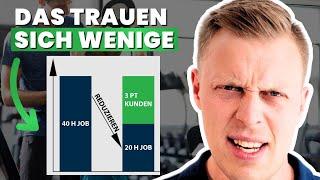 Nebenbei selbstständig als PT: Wann Job reduzieren? (Anleitung)
