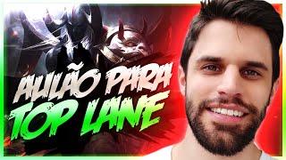 COMO JOGAR E CARREGAR NA TOP LANE - AULA COMPLETA PARA TOP  - LIVE #10