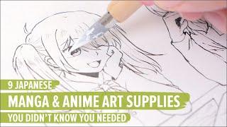 9 Japanese Manga & Anime Art Supplies You Didn’t Know You Needed