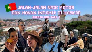 VLOG AMATIR -KOPER TANIA KECOPETAN DAN BUOH JATOH DARI MOTOR DI LISBON!! - EUROPE TOUR PART 7