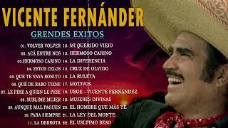 VICENTE FERNANDEZ MEJORES CANCIONES - VICENTE FERNANDEZ 40 GRANDES ÉXITOS MIX