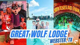 Ultimate Guide to Great Wolf Lodge, Webster, Texas | Wolf Den Room Tour What you need to know!