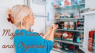 CLEAN AND ORGANISE THE FRIDGE WITH ME | ORGANISATION TIPS AND INSPO | ellie polly