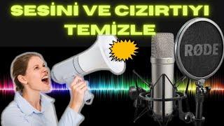 DİP SES NASIL KALDIRILIR / AUDACİTY İLE SES KALİTESİ NASIL ARTIRILIR / DİP SES TEMİZLEME