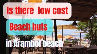 goa arambol beach hut stay sea facing for 2 people | arambol  #rejiandmusafir