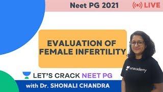 Evaluation of Female Infertility | NEET PG 2021 | Dr. Shonali Chandra