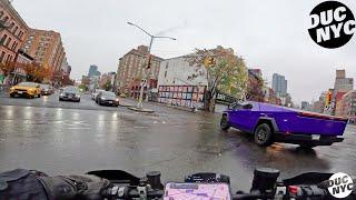 New Tires? Ride in the Rain! - Brooklyn, Manhattan to New Jersey Ducati Ride