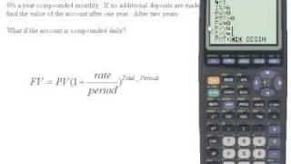 Compound Interest Future Value (TVM solver)