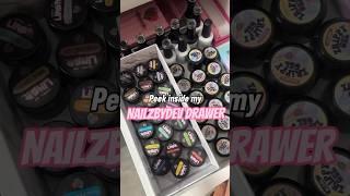 Another Nail Room drawer reveal  it’s @nailzbydev #nails #nailroom #nailstudio #nailproducts