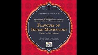 Flavours of musicology: Drums of South India-Talmani Vidwan Sri Rajesh Srinivasan