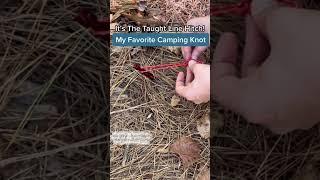 Taught Line Hitch Camping Knot