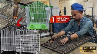 Small Parrot Cage Making || How Bird Cages Are Made || Master Cage Manufacturing Company