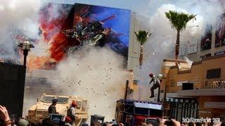 [HD] Action Packed Transformers the Ride Live Show at Universal Studios Hollywood