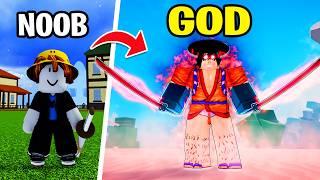 I Upgraded NOOB to GOD ODEN in Blox Fruits