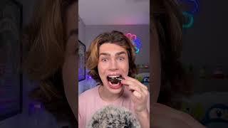 Chewing on 50 random objects #asmr #chewing #asmrsounds