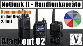 Notfunk II • Kommunikation in der Krise • Handfunkgeräte • AFU PMR CB • Blackout 02