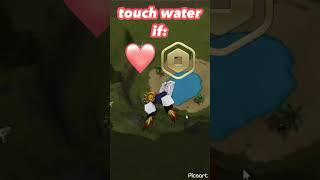 Did I touch water ? Comment below #robloxshorts #bobux