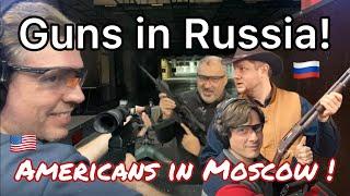 RUSSIAN Gun LAWS are WHAT ?! AMERICANS Enter a MOSCOW Shooting Club @MoscowPhotog