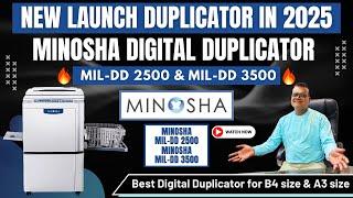 New Launch Duplicator in 2025| Minosha MIL-DD2500 & Minosha MIL-DD3500 | Complete Review & More!