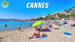Stunning 4K Beach Walk in Cannes Croisette Full Tour | September 2023 Escape ️