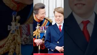 Wow check out, lovely Aunty chatting moment,princess Anne and prince George